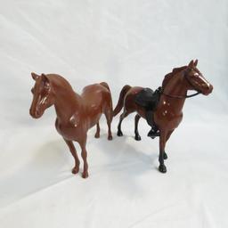 Hartland Plastics horses some sets brown & black