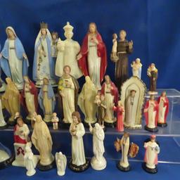 Collection of Hartland religious figures