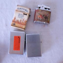 Lighters, 4 Zippo, West Coast Chopper, disposable