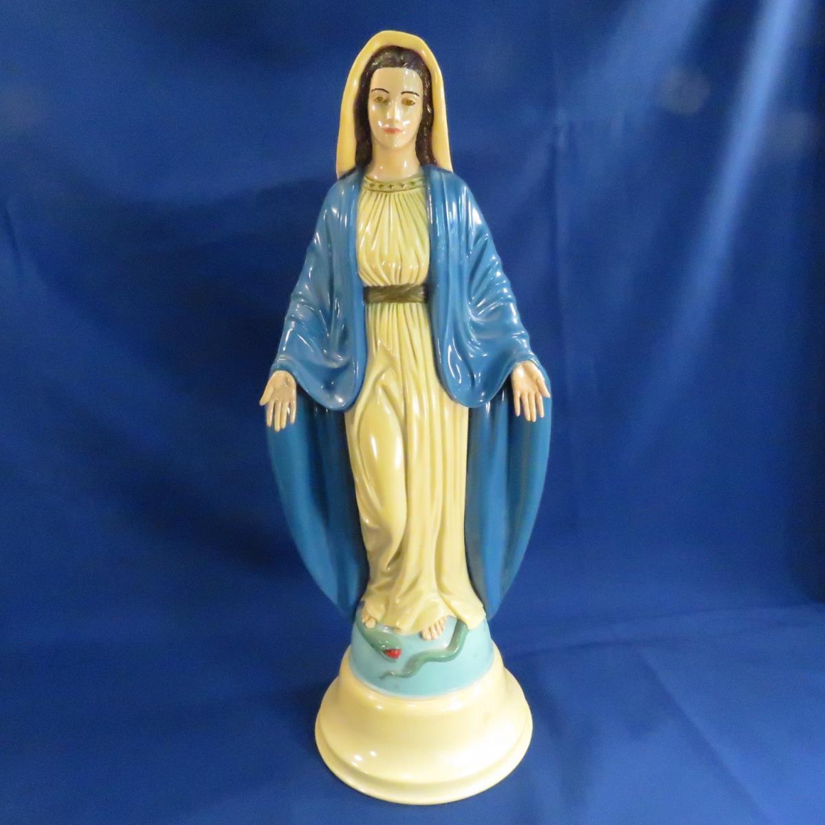 2 Large Vintage Hartland Virgin Mary statues