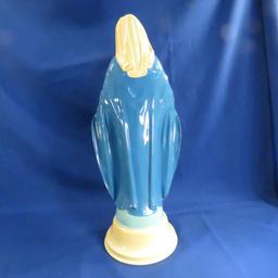 2 Large Vintage Hartland Virgin Mary statues