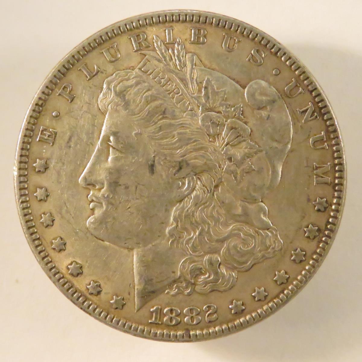 1882 Morgan Silver Dollar