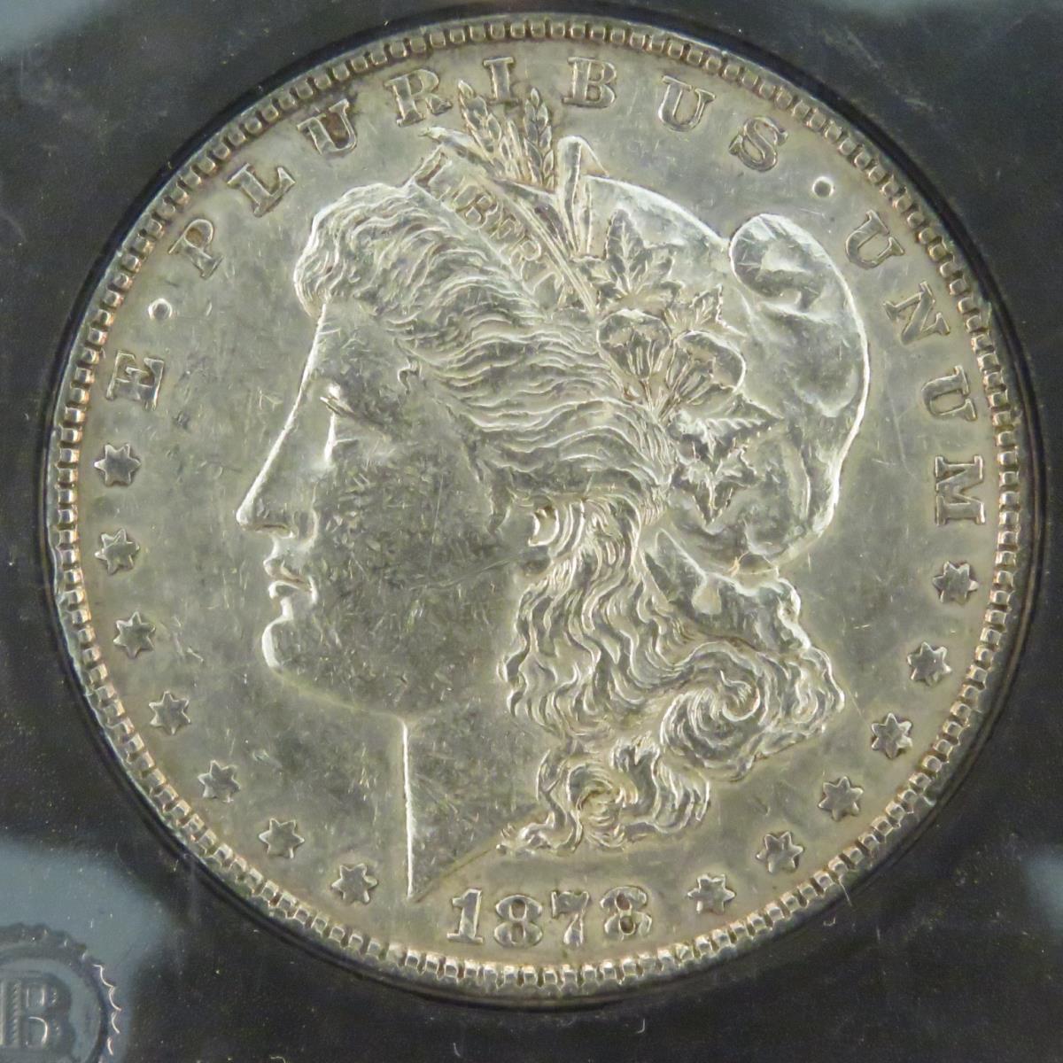 1878 Morgan Silver Dollar VG Collectors Edition