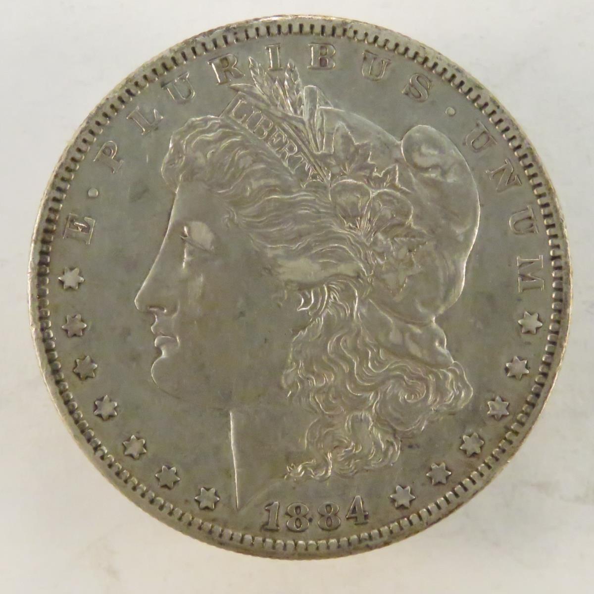 1884 S Morgan Silver Dollar