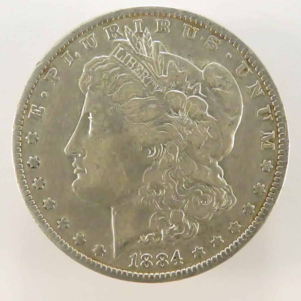 1884 O Morgan Silver Dollar