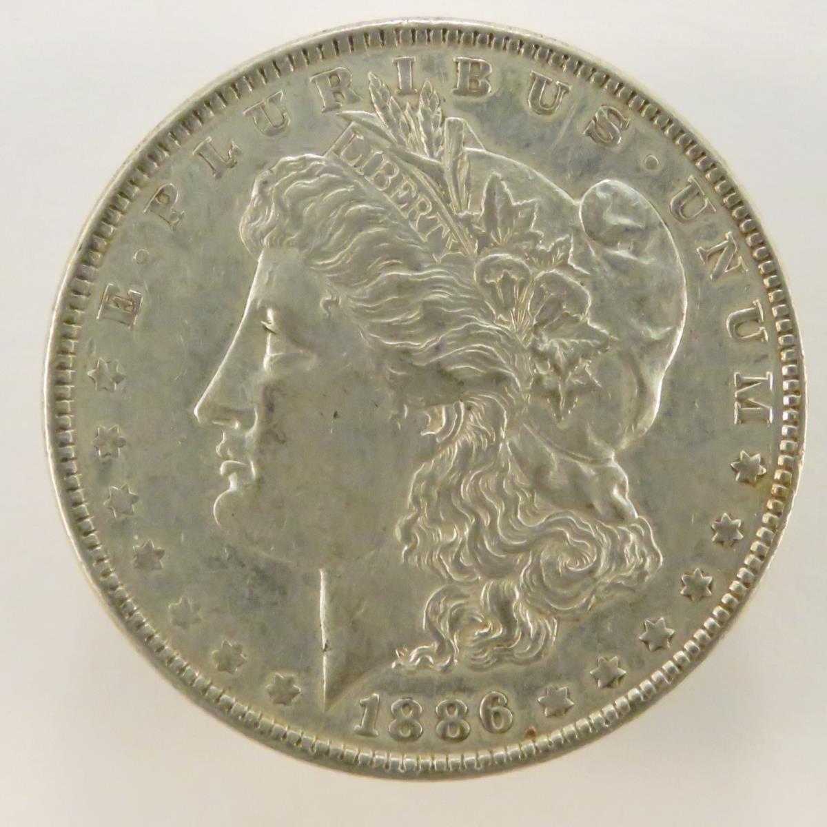 1886 Morgan Silver Dollar