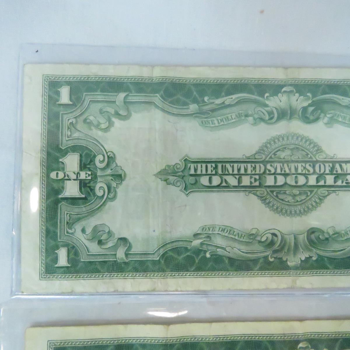 3 1923 $1 Large Note Silver Certificates