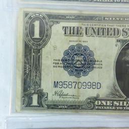 3 1923 $1 Large Note Silver Certificates