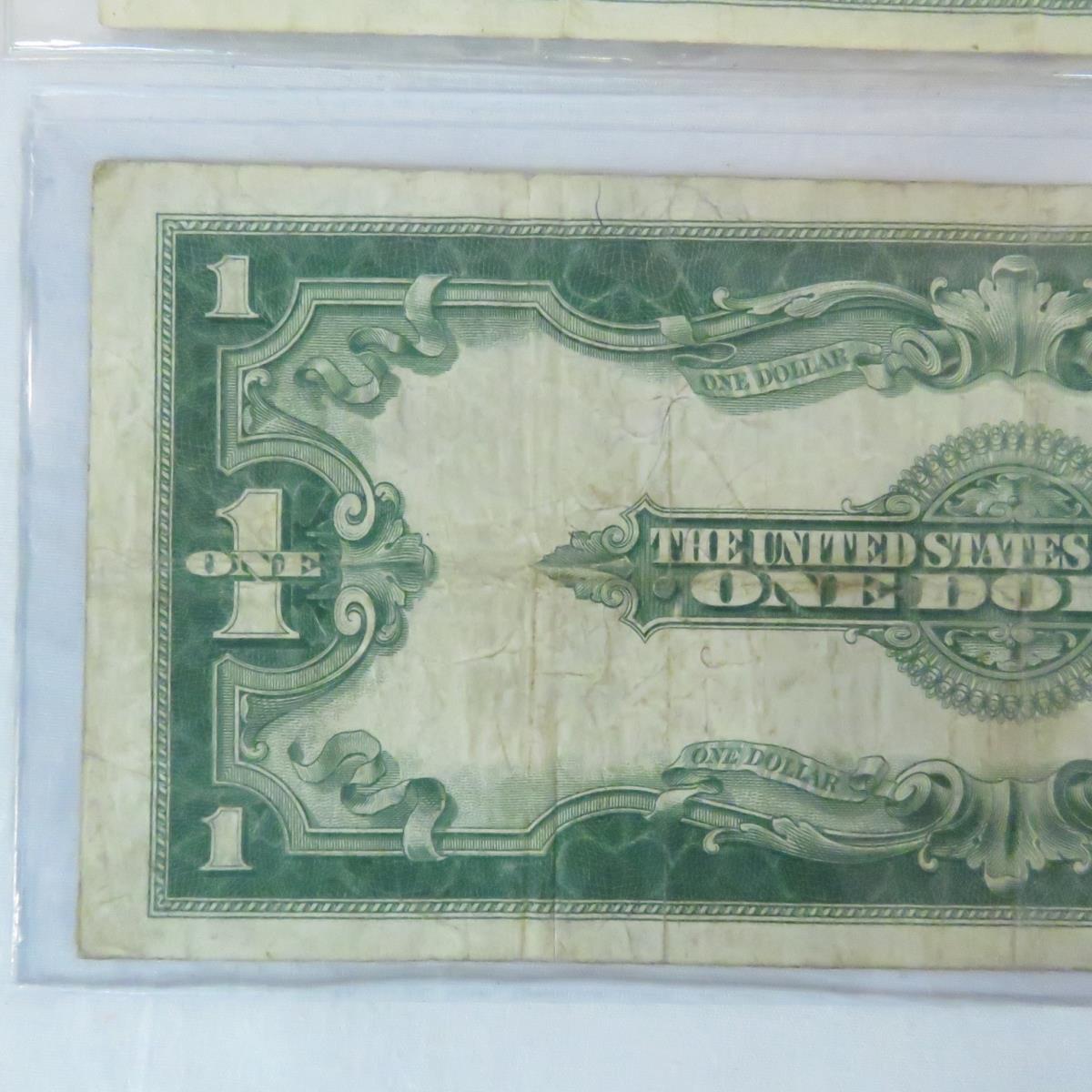 3 1923 $1 Large Note Silver Certificates