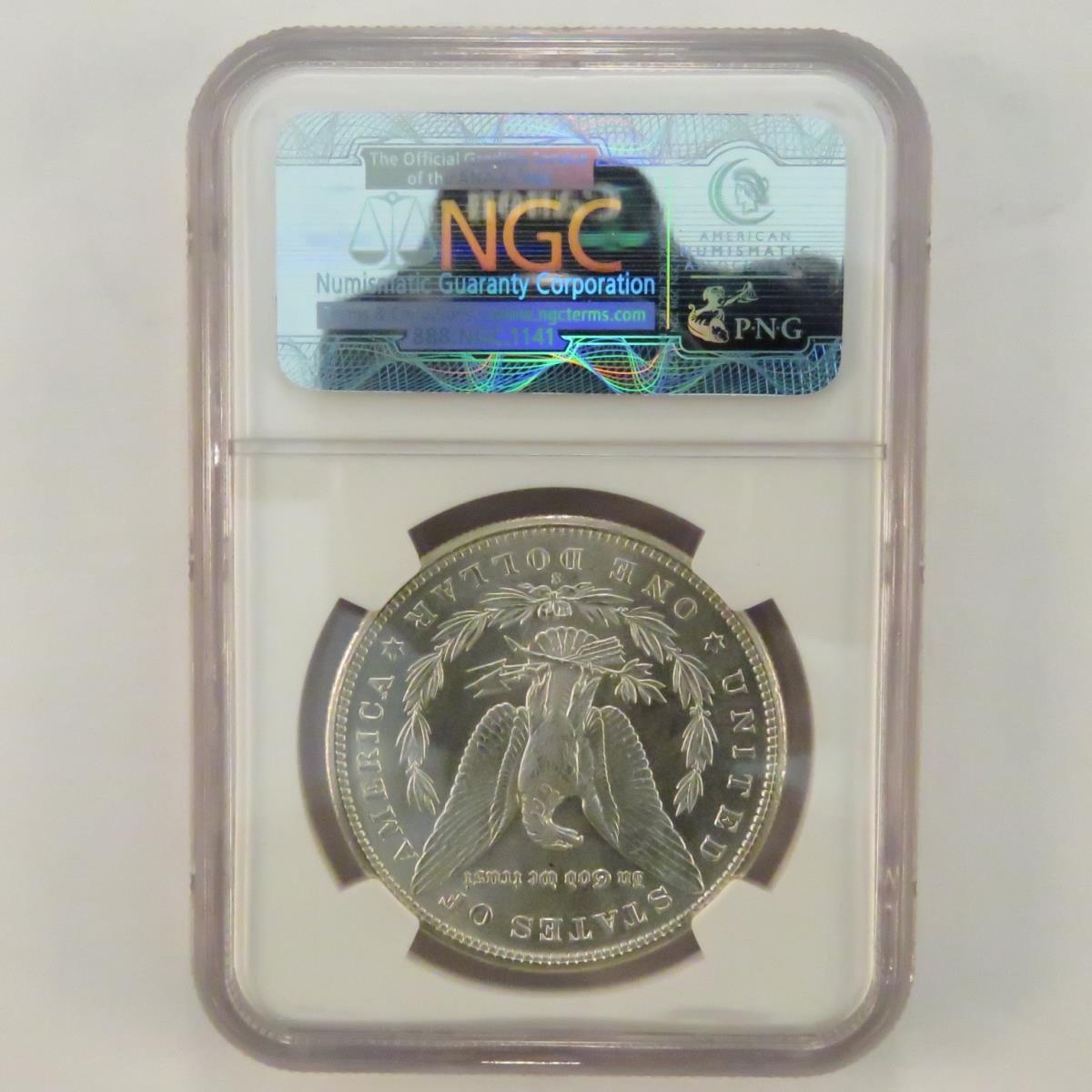 1881 S Morgan Silver Dollar NGC Graded MS64