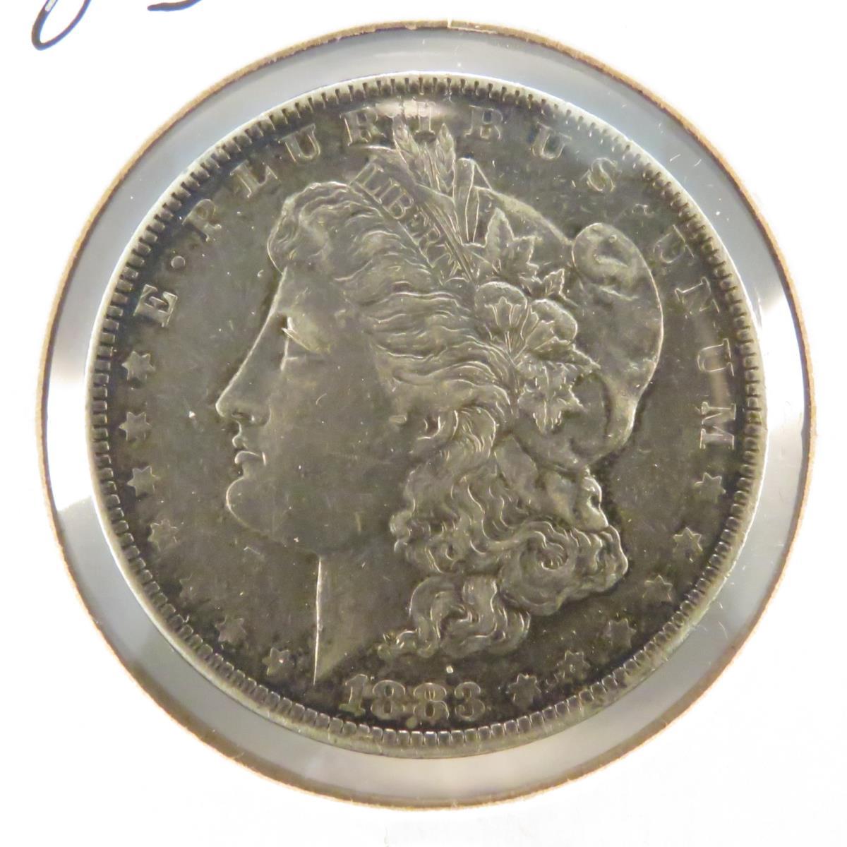 1883 O Morgan Silver Dollar