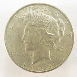 1925 S Peace Silver Dollar