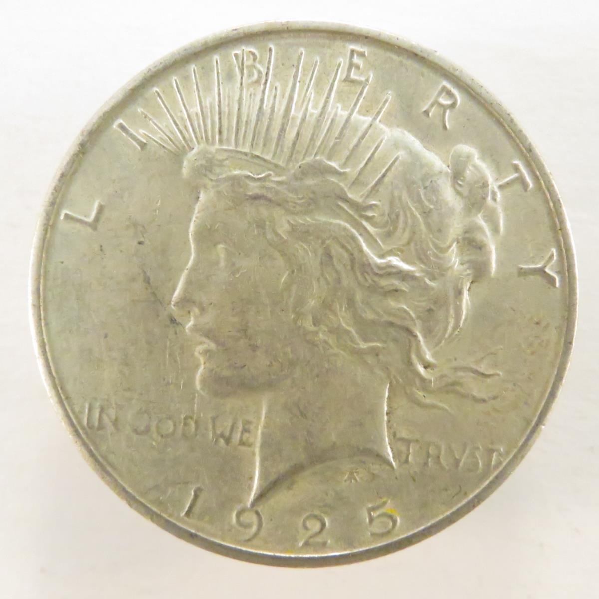 1925 S Peace Silver Dollar