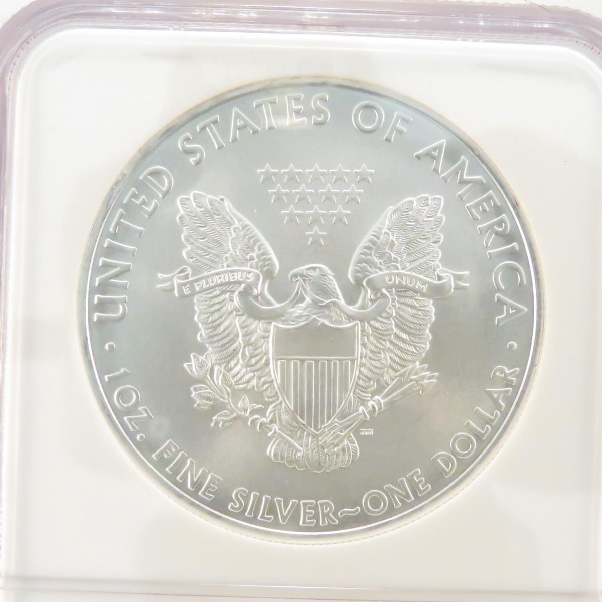 2008 American Silver Eagle NGC Graded MS69