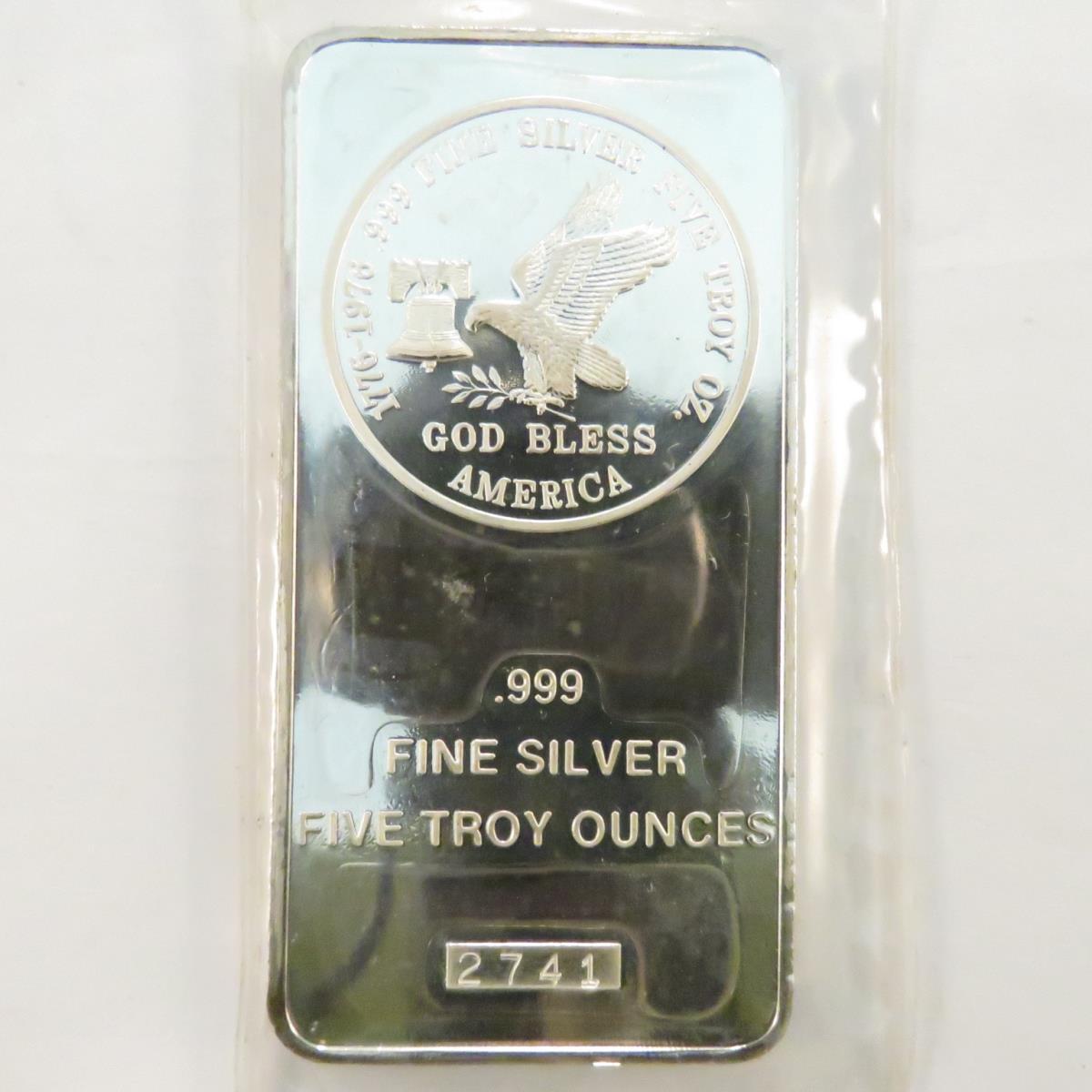 5 ozt silver bar