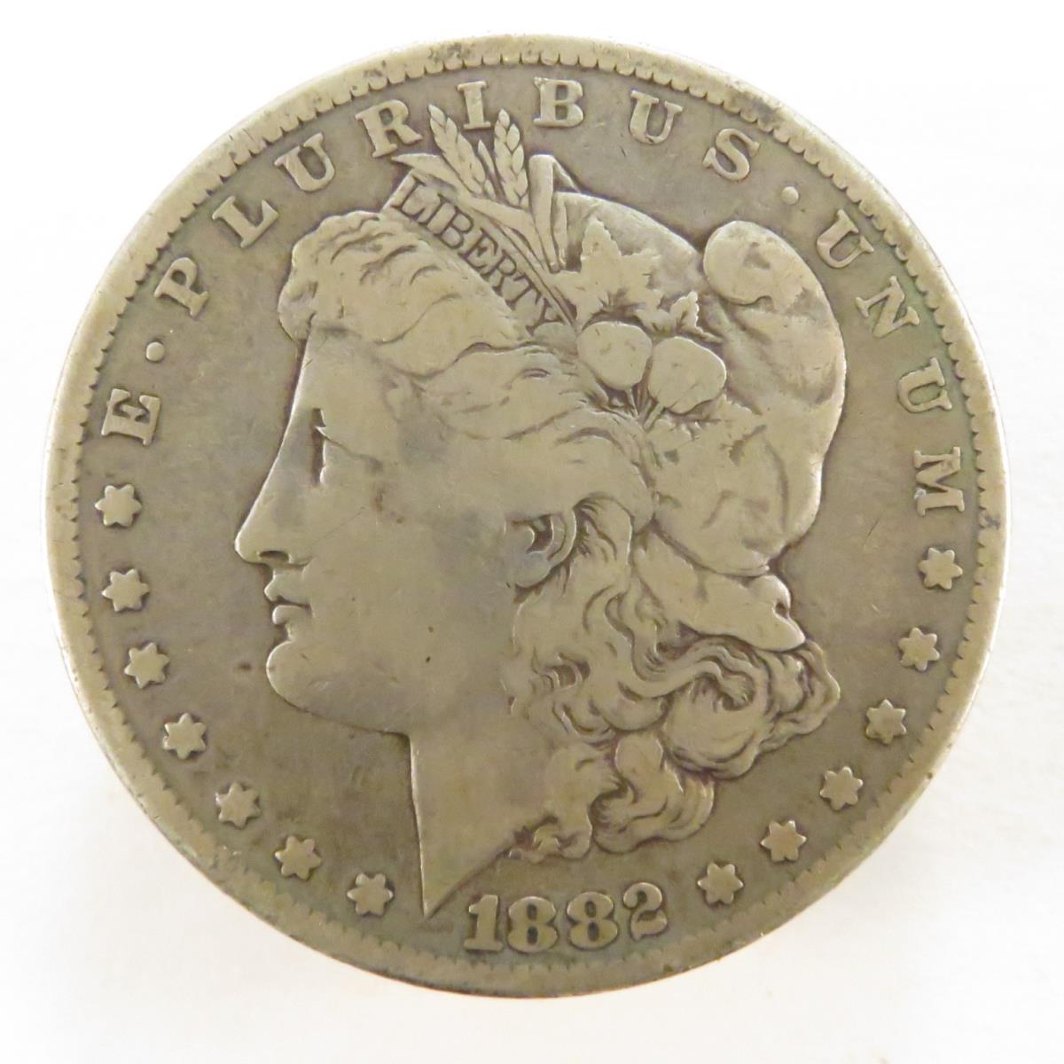 1882 Morgan Silver Dollar