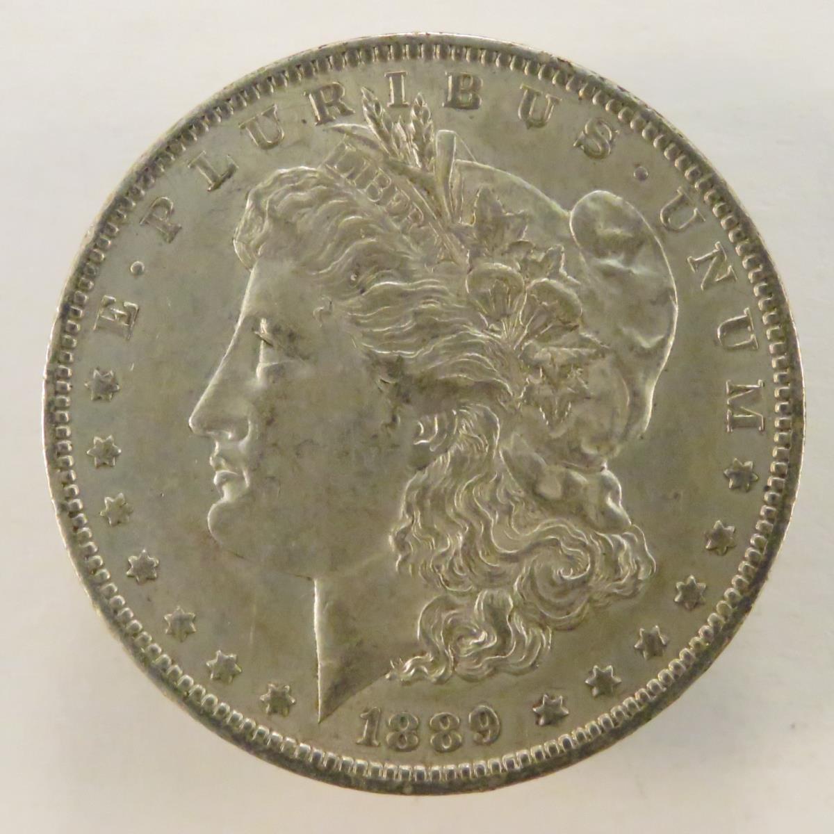 1889 O Morgan Silver Dollar