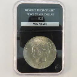 1922 Peace Silver Dollar PCS Uncirculated