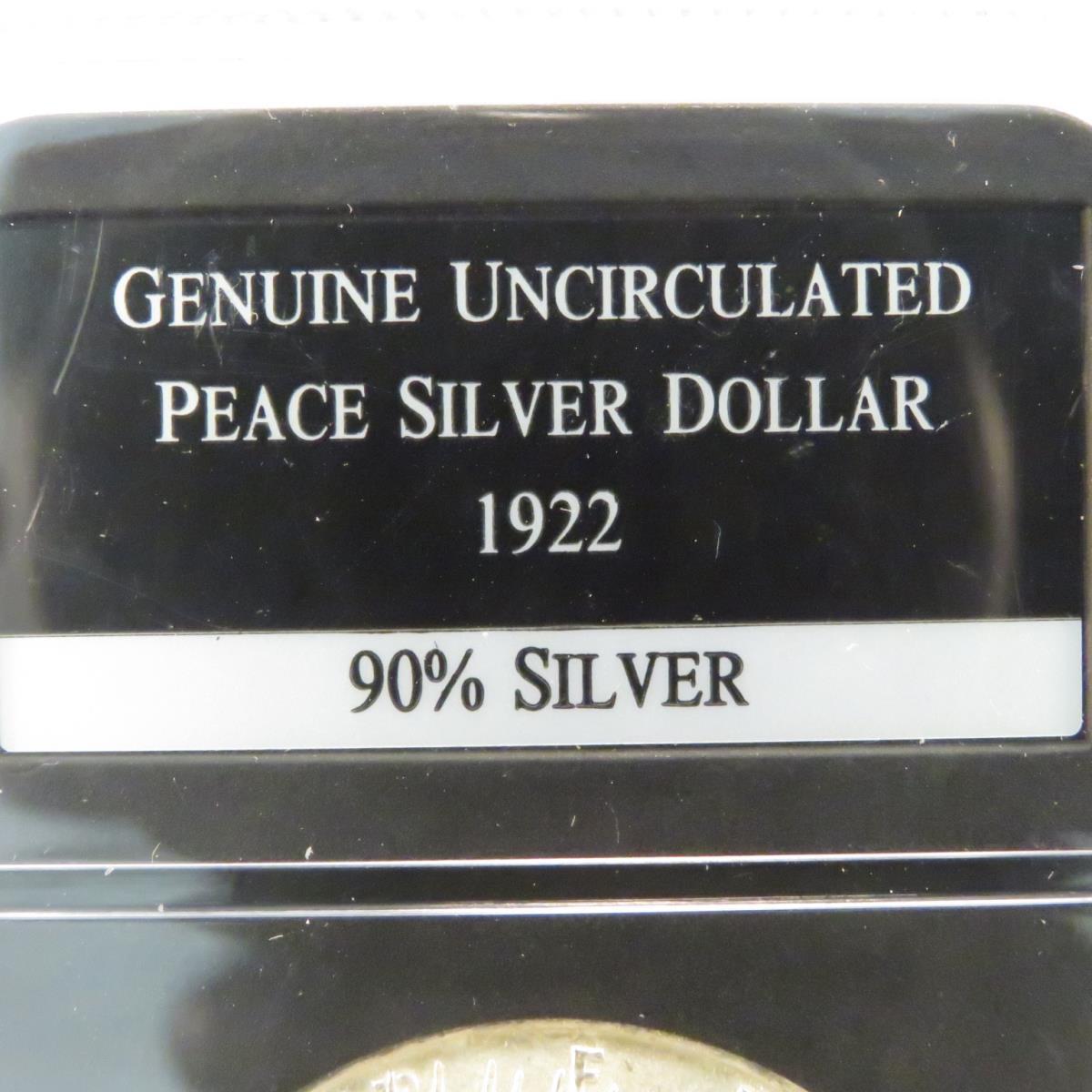 1922 Peace Silver Dollar PCS Uncirculated