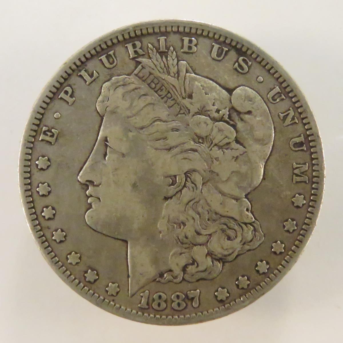 1887 O Morgan Silver Dollar