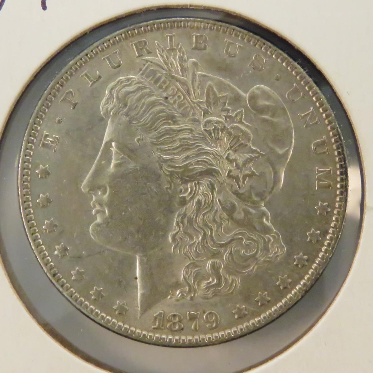 1879 Morgan Silver Dollar AU