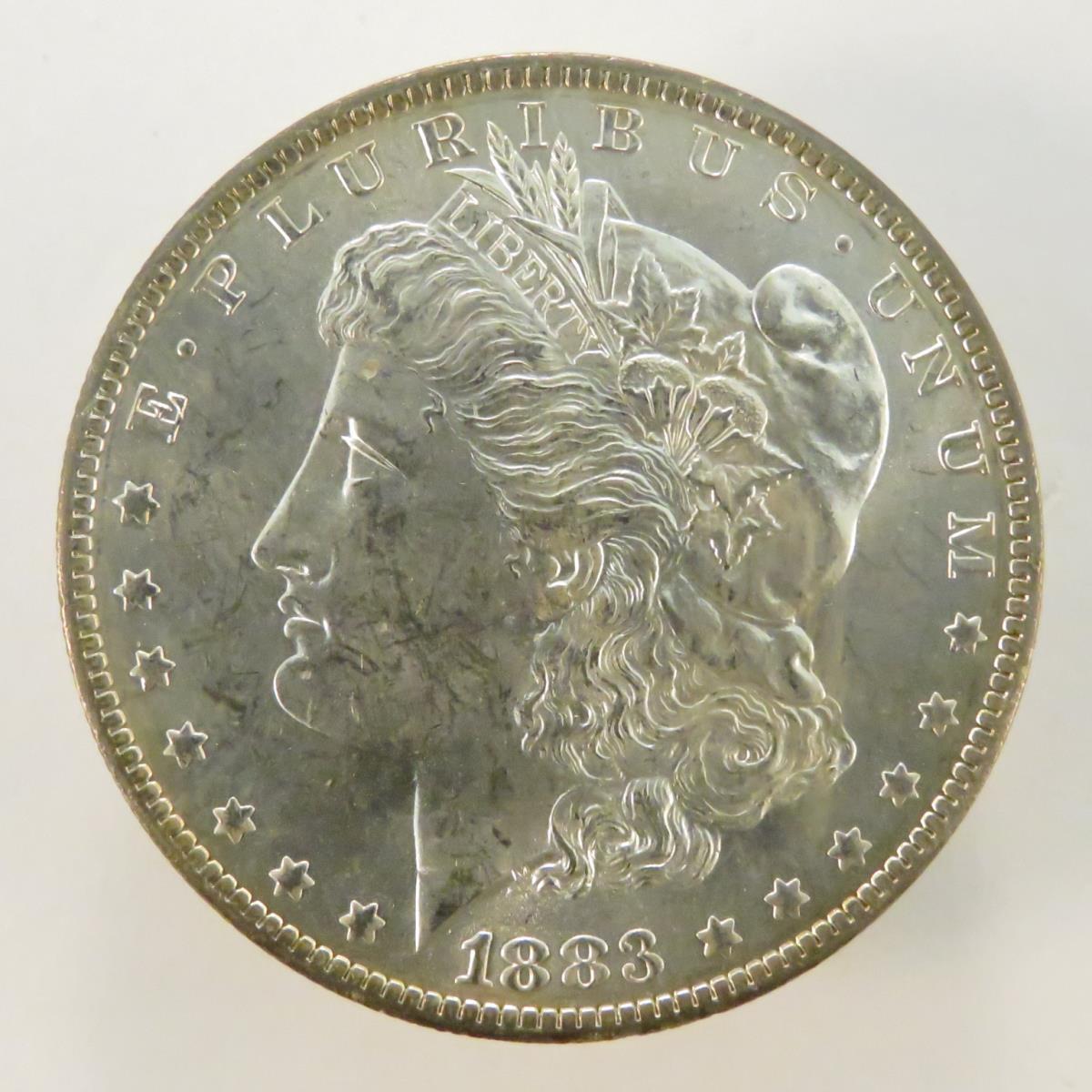 1883 O Morgan Silver Dollar AU