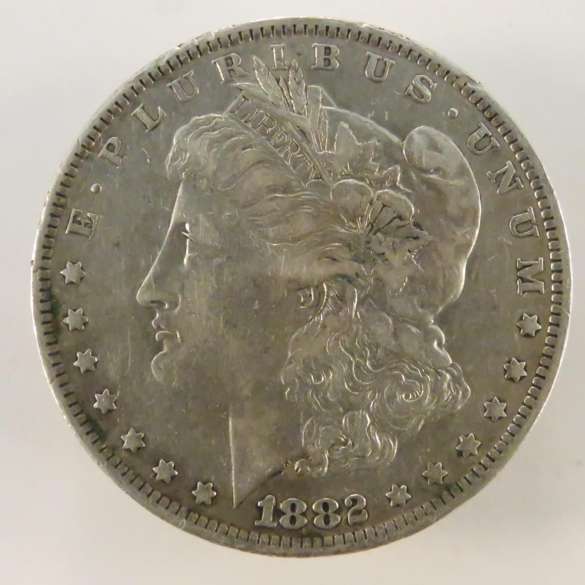 1882 O Morgan Silver Dollar