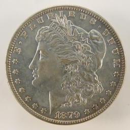 1879 Morgan Silver Dollar AU