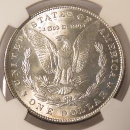 1886 Morgan Silver Dollar NGC Graded MS64