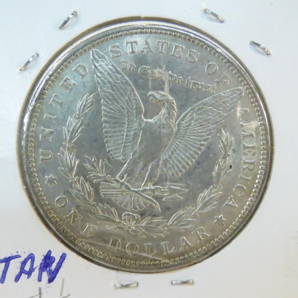 2 1880 Morgan Silver Dollars