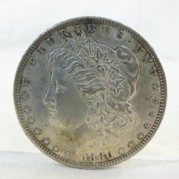 2 1880 Morgan Silver Dollars