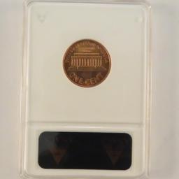 1995 Double Die Lincoln Cent ANACS Graded MS66 Red