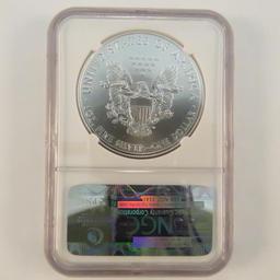 2012 American Silver Eagle NGC Graded MS69