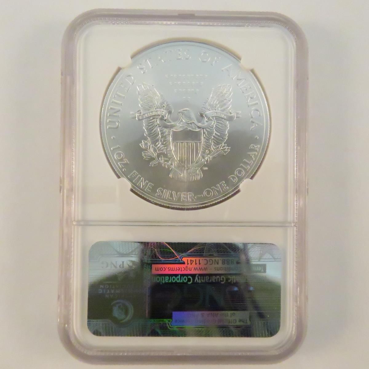 2014 American Silver Eagle NGC Graded MS69