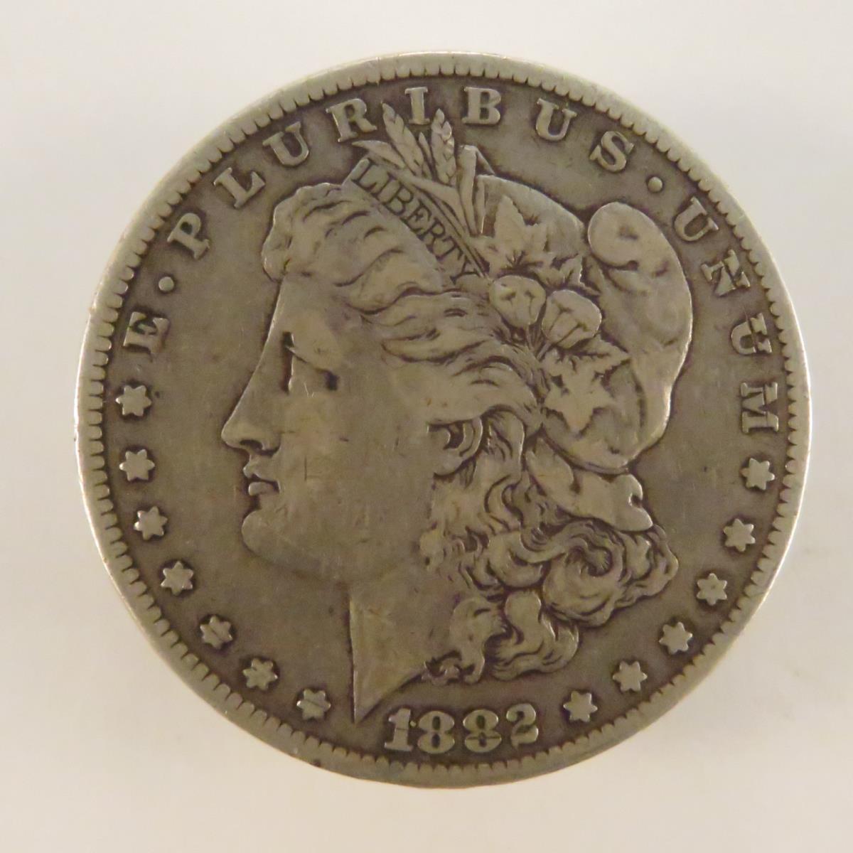 1882 Morgan Silver Dollar