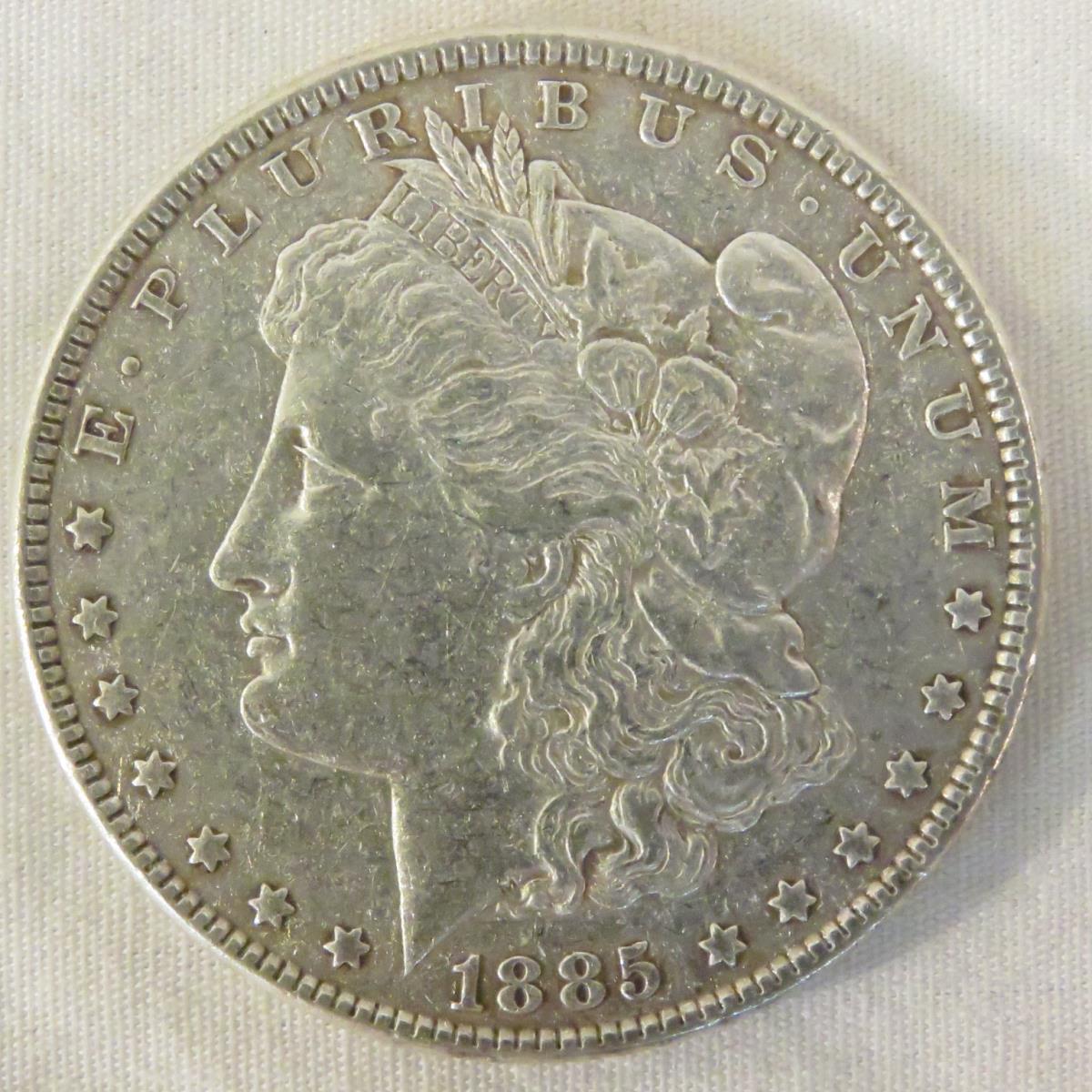 1885 Morgan Silver Dollar