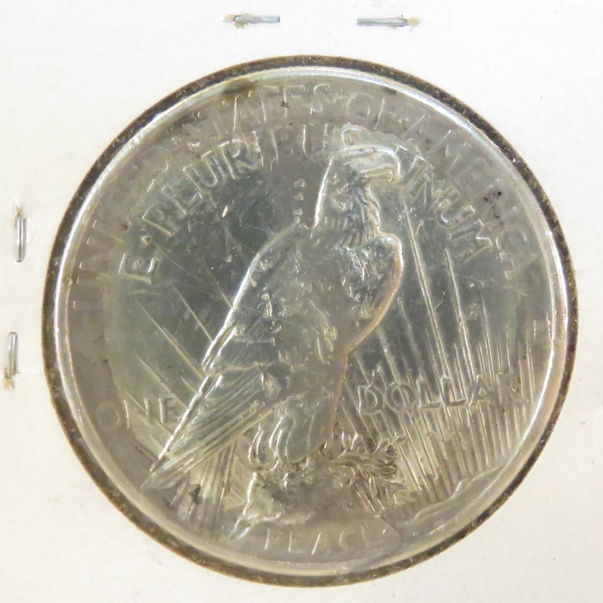 1921 Peace Silver Dollar key date