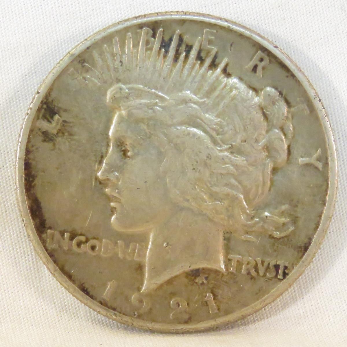 1921 Peace Silver Dollar key date