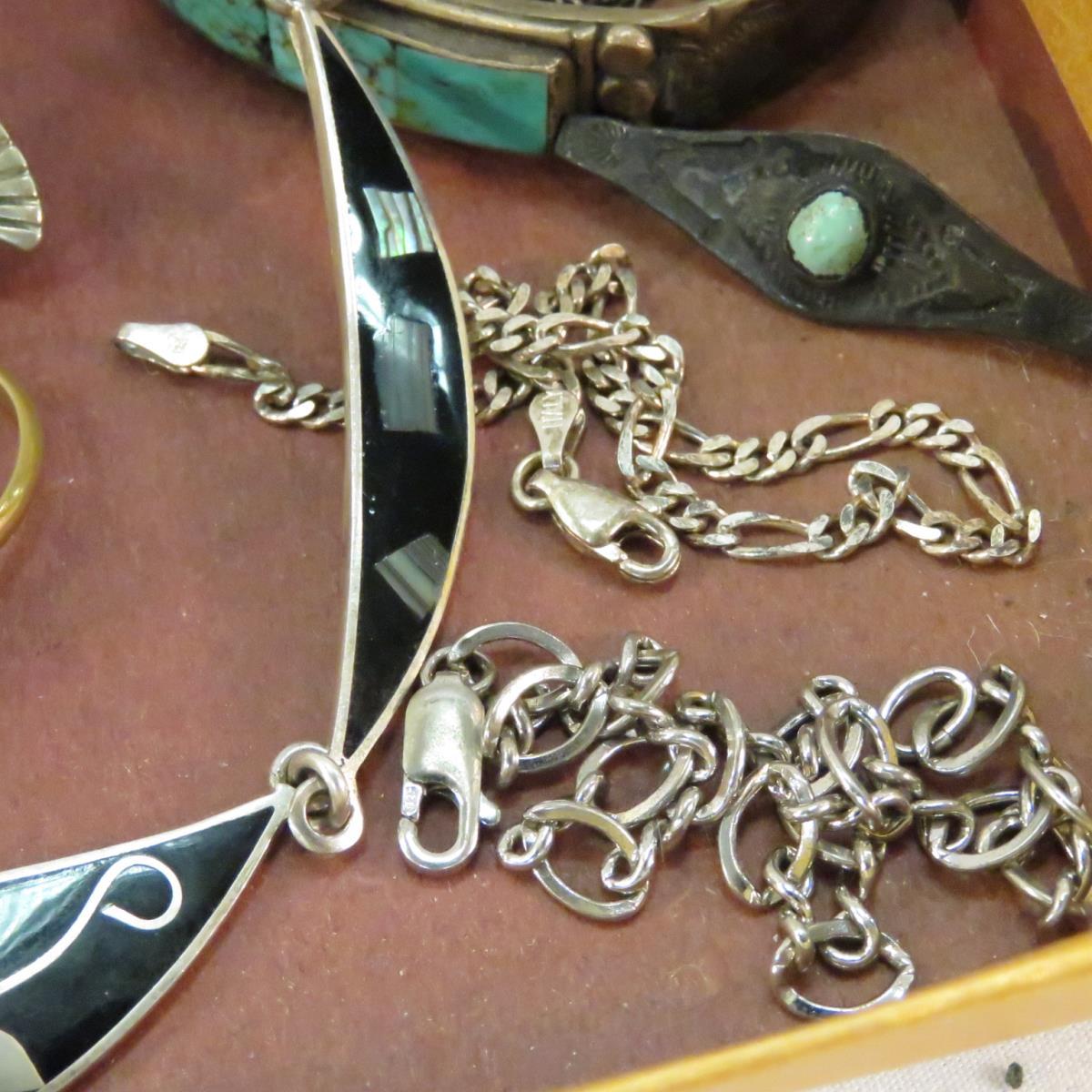 Vintage Native and Mexican Jewelry- some sterling