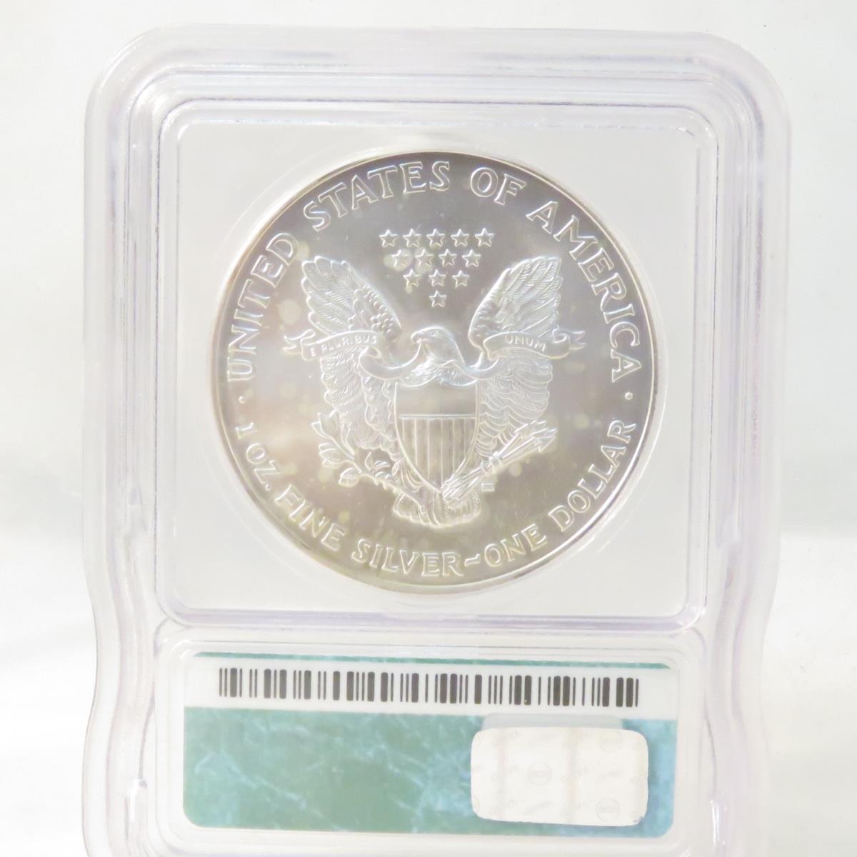 2005 American Silver Eagle ICG Graded MS69