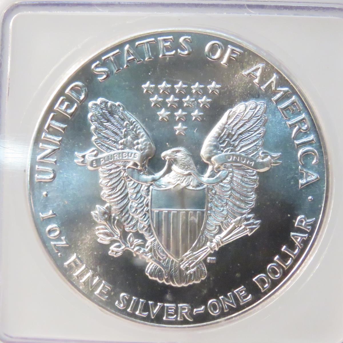 1987 American Silver Eagle ICG Graded MS69