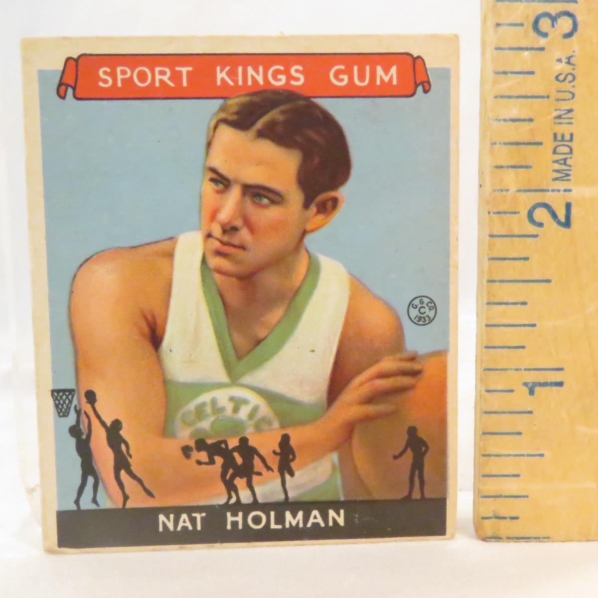 1933 Sport King Card Nat Holman