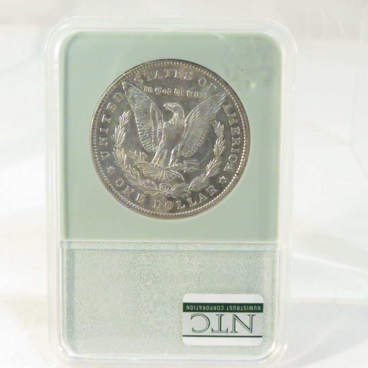 1897 S Morgan Silver Dollar Numitrust Graded AU55
