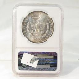 1884 O Morgan Silver Dollar NGC Graded MS64