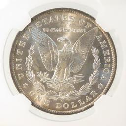 1884 O Morgan Silver Dollar NGC Graded MS64