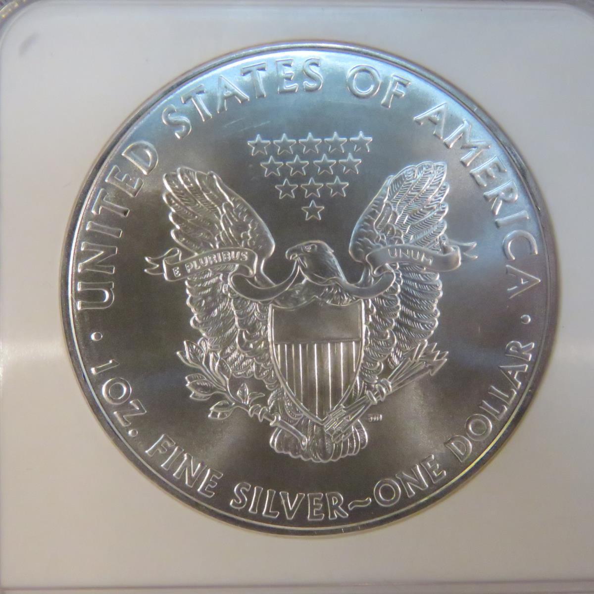 2010 American Silver Eagle NGC Graded MS69