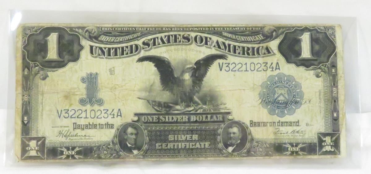 1899 Black Eagle $1 Silver Certificate large note