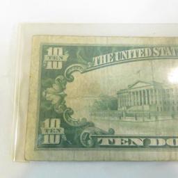 1928 $10 Gold Certificate