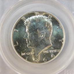 1964 Kennedy Half Dollar PCGS MS Sample