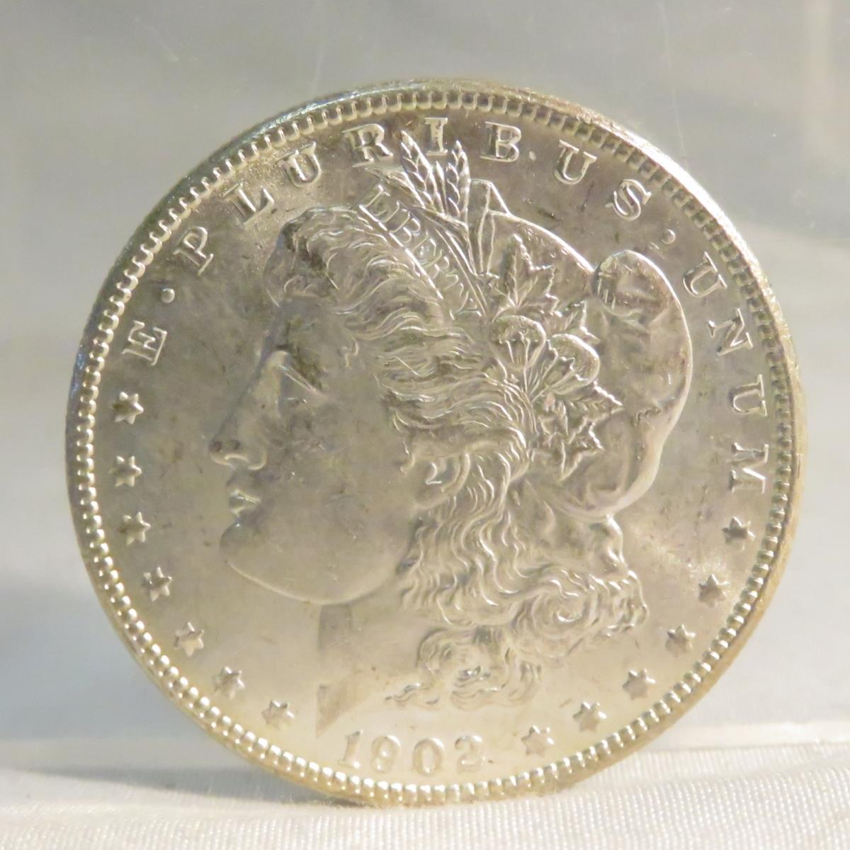 1902 O Morgan Silver Dollar BU